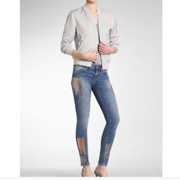 MAVI JEANS Adriana Galactic Patch Super Skinny Leg